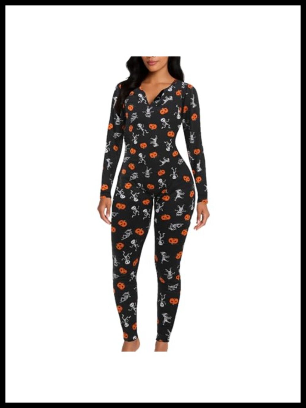 Sexy Halloween Onesie Pajamas Women Bodycon One-Piece Jumpsuit Pajama
